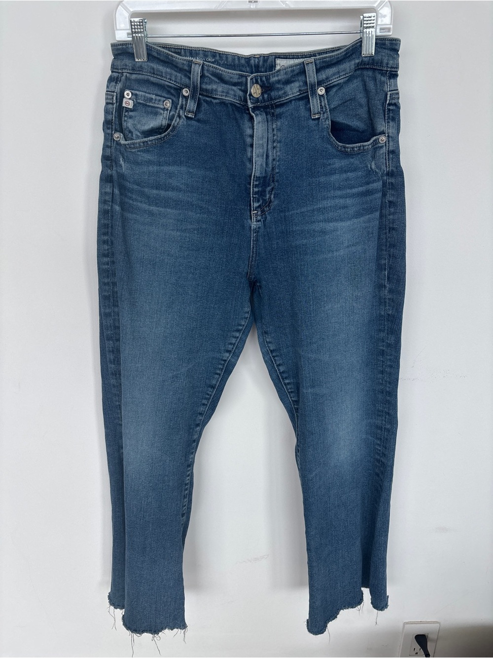 AG Farrah Boot Crop Blue Jeans - Size 32